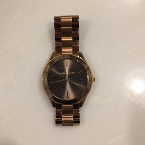 michael kors slim runway watch